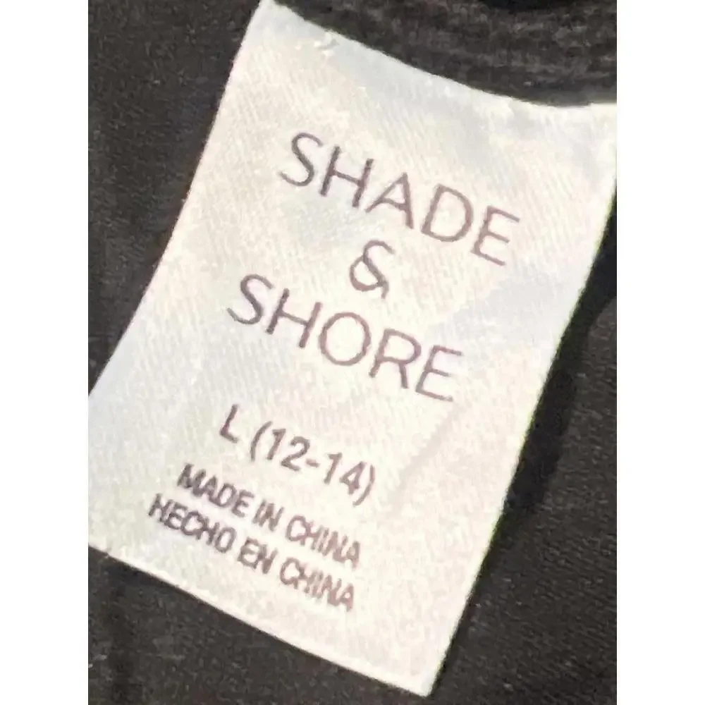 Black Shade & Shore Two-Piece Bikini Top L - Picture 4 of 4